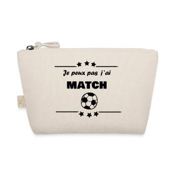 Je peux pas, j ai match de foot. - Trousse biologique - nature - Devant