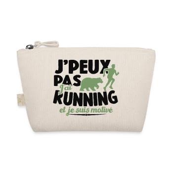 Je Peux Pas J'ai Running Et Je Suis Motivé - Trousse biologique - nature - Devant