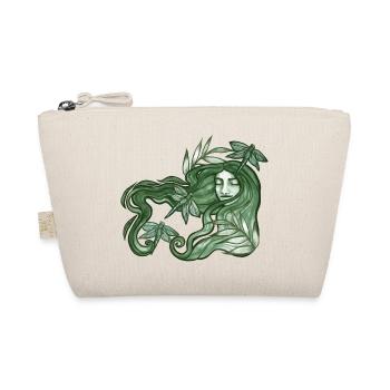 Déesse libellule verte - Trousse biologique - nature - Devant