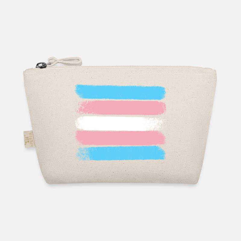 Trans Pride Strokes Bio-Täschchen