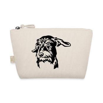 Tête de teckel - Trousse biologique - nature - Devant
