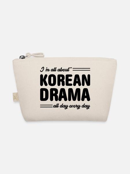 K-Drama Kdrama Drame coréen Corée Hallyu K-Drama - Trousse biologique - nature - Devant