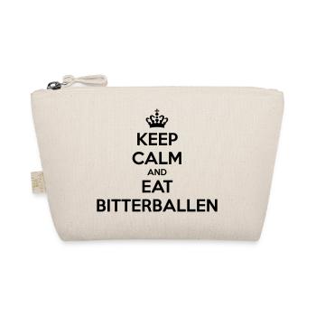 DUTCH KEEP CALM AND EAT BITTERBALLEN BLACK - Organic Pouch - nature - Front