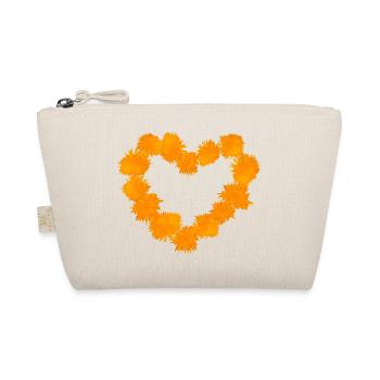 Marigold Heart Diwali - Organic Pouch - nature - Front