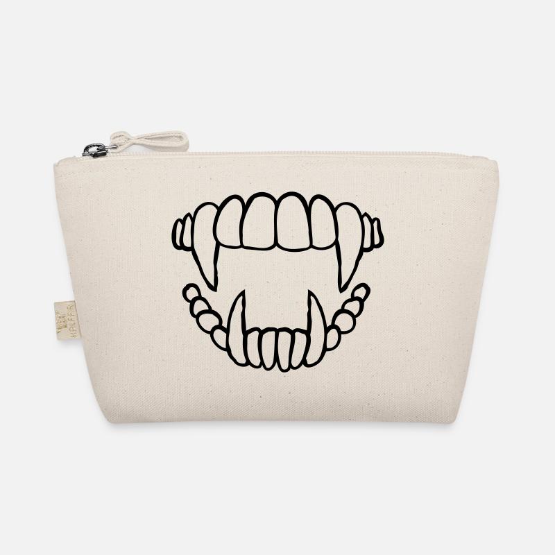 Design Vampire Teeth Organic Pouch