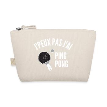 ping-pong, ping-pong sport, pongiste - Trousse biologique - nature - Devant