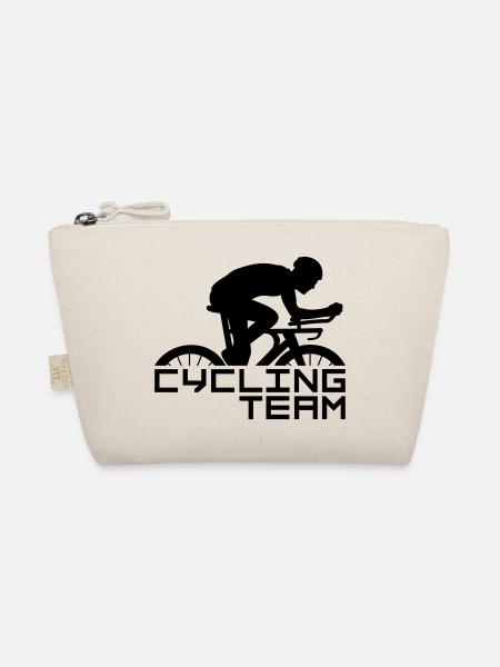 Road Bike Cycling Team - Organic Pouch - nature - Front
