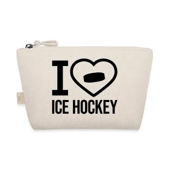 Puck Ice Hockey - Bio-Täschchen - Natur - Vorne