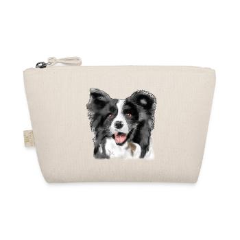 Border Collie - Bio-Täschchen - Natur - Vorne