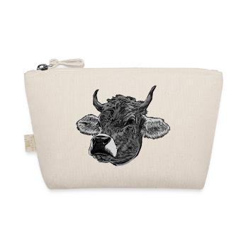 Cow motif - Organic Pouch - nature - Front