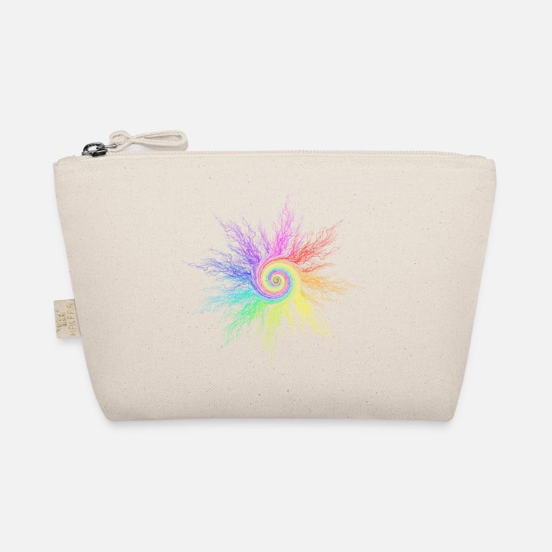 RainbowCircleTwirl Organic Pouch