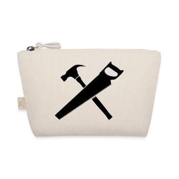 Outils charpentier marteau et scie - Trousse biologique - nature - Devant