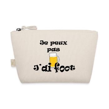 T-shirt Je peux pas j ai foot - Trousse biologique - nature - Devant