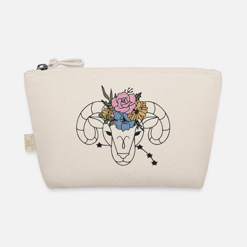 Zodiac Flower Retro Organic Pouch