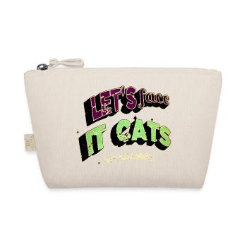 Cat Face Tshirts Birthday Present Pet Lover Happy - Organic Pouch - nature - Front