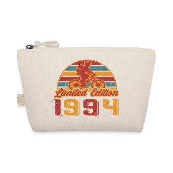 Bicycle Mountain Bike Cyclist Birthday 1994 - Organic Pouch - nature - Front