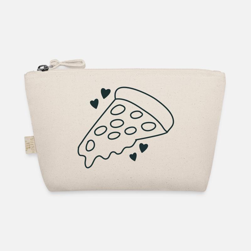 tranche de pepperoni avec des cœurs d’amour Trousse biologique