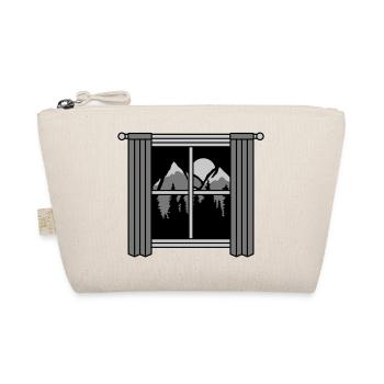 Moon Mountains View Window - Organic Pouch - nature - Front
