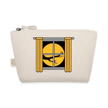 Moon Night Tree Window - Organic Pouch - nature - Front