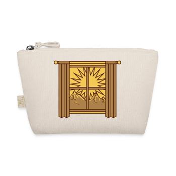 View Mountains Window Curtain - Organic Pouch - nature - Front