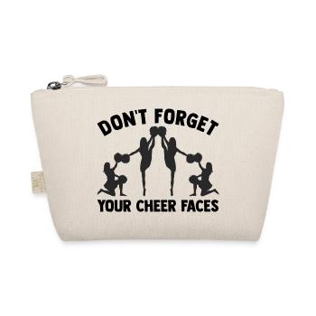 Don't Forget Your Cheer Faces Cheerleader Cheerlea - Bio-Täschchen - Natur - Vorne