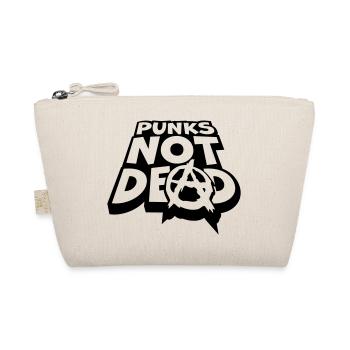 punks not dead Zitat - Bio-Täschchen - Natur - Vorne