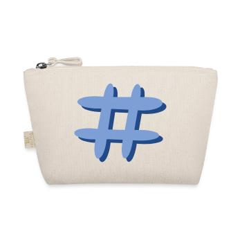Hashtag - Bio-Täschchen - Natur - Vorne
