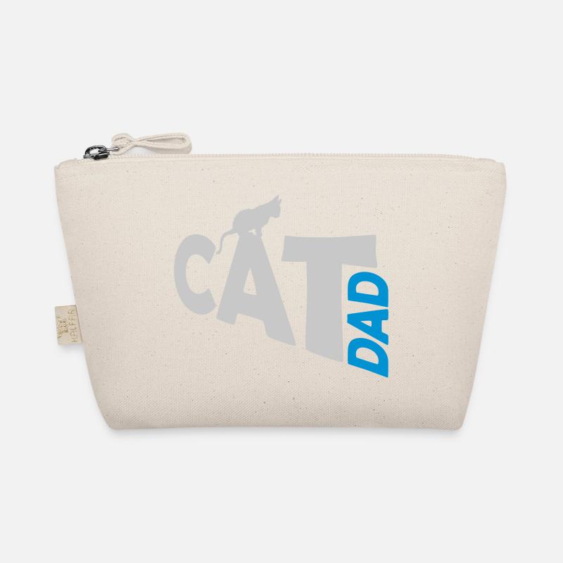 Conception du logo Cat Dad Trousse biologique