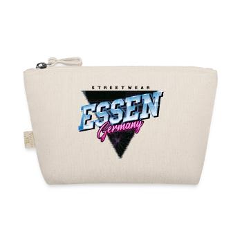 Essen Deutschland Stadt Skyline Vintage Retro - Bio-Täschchen - Natur - Vorne