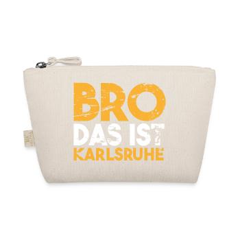 Bro this is Karlsruhe gift idea - Organic Pouch - nature - Front