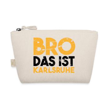 Bro das ist Karlsruhe Geschenkidee - Bio-Täschchen - Natur - Vorne