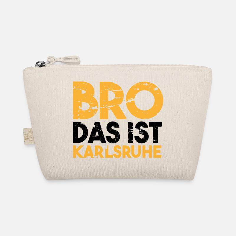 Bro das ist Karlsruhe Geschenkidee - Bio-Täschchen - Natur