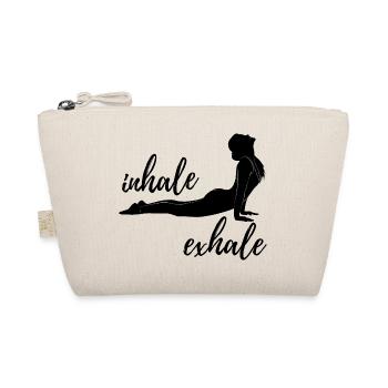 Yoga - Inhale - Exhale - Organic Pouch - nature - Front