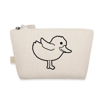 Dear duck cute chick - Organic Pouch - nature - Front