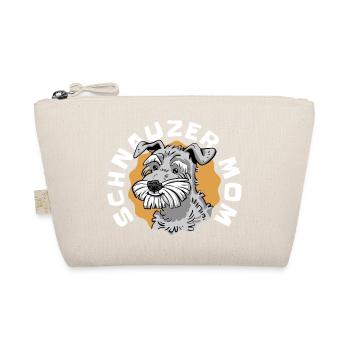 Schnauzer Mom Dog owner Dog lover - Organic Pouch - nature - Front