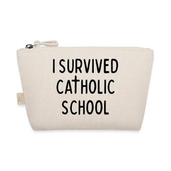 I SURVIVED CATHOLIC SCHOOL - Organic Pouch - nature - Front