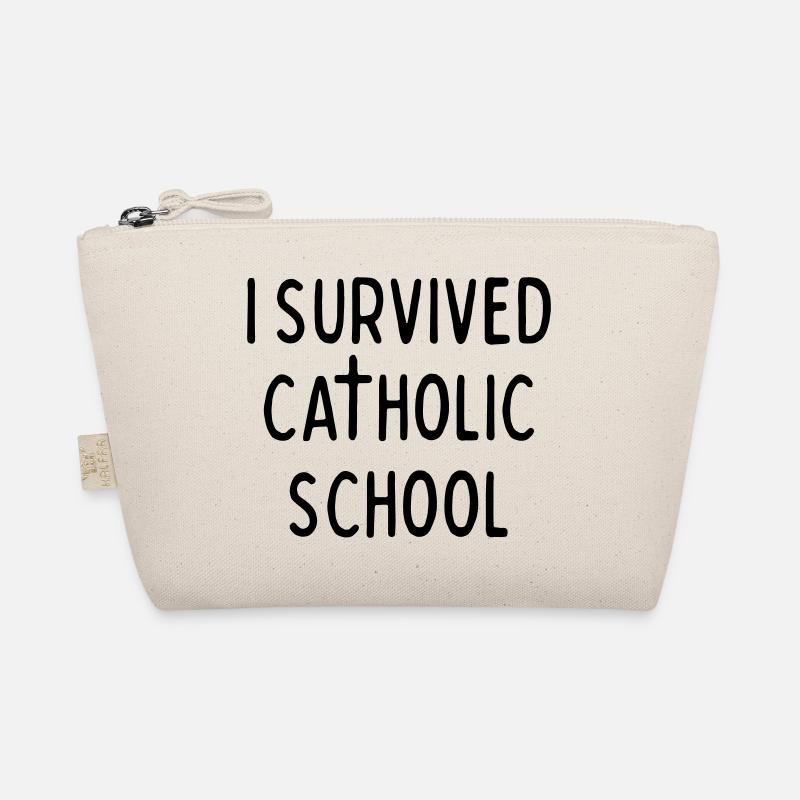I SURVIVED CATHOLIC SCHOOL Organic Pouch