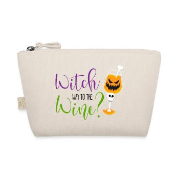 Witch way to the wine - Halloween Drinks - Bio-Täschchen - Natur - Vorne