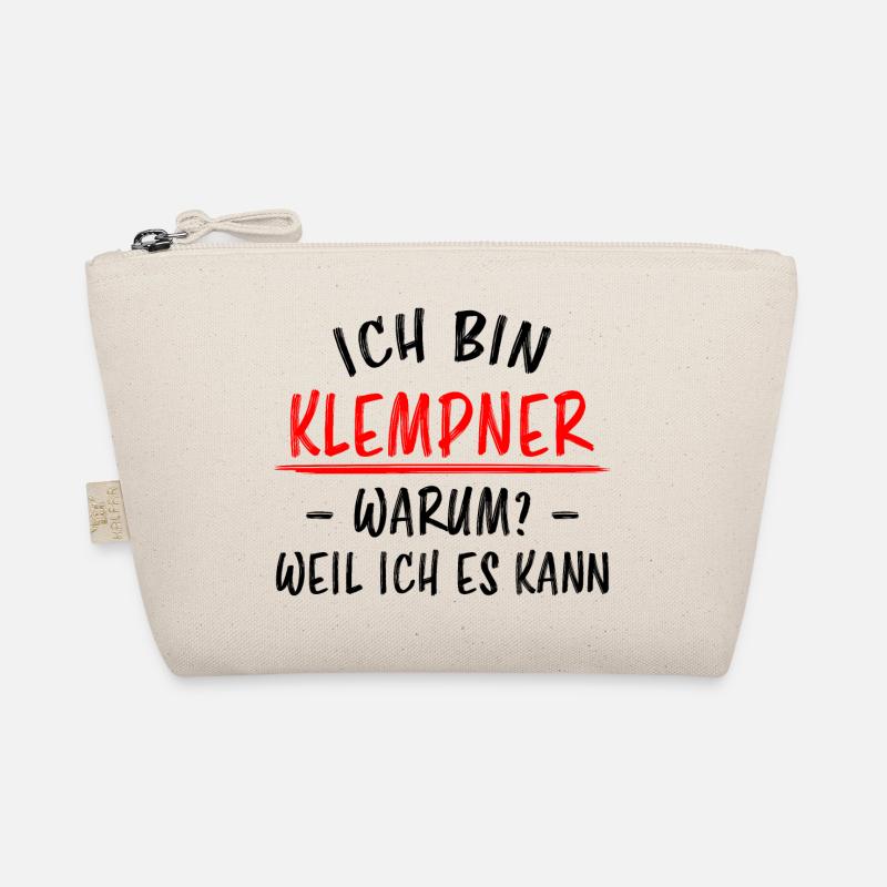 Klempner Beruf Lustiger Spruch Handwerker Geschenk Bio-Täschchen