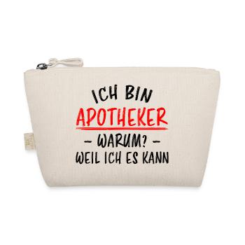 Apotheker Beruf Lustiger Spruch Medizin Geschenk - Bio-Täschchen - Natur - Vorne