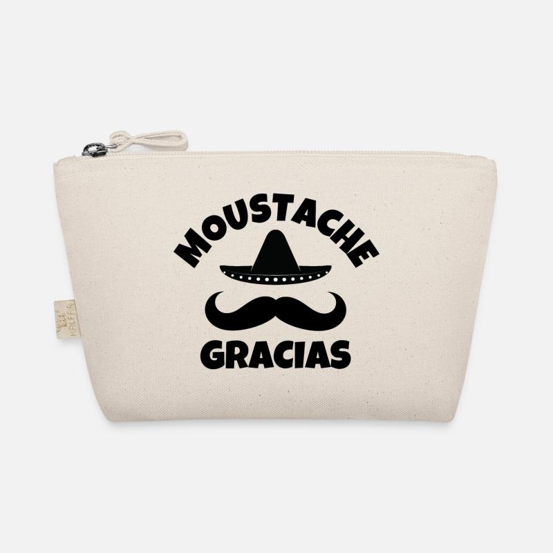 mustache, mustache, mustache gracias Organic Pouch