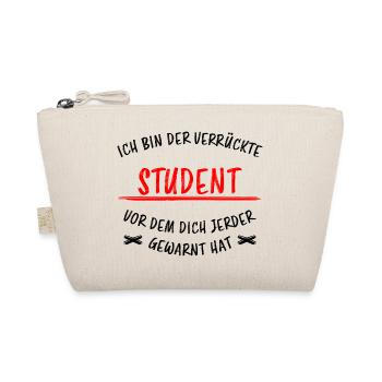 Student Lustiger Spruch Uni Universität Geschenk - Bio-Täschchen - Natur - Vorne