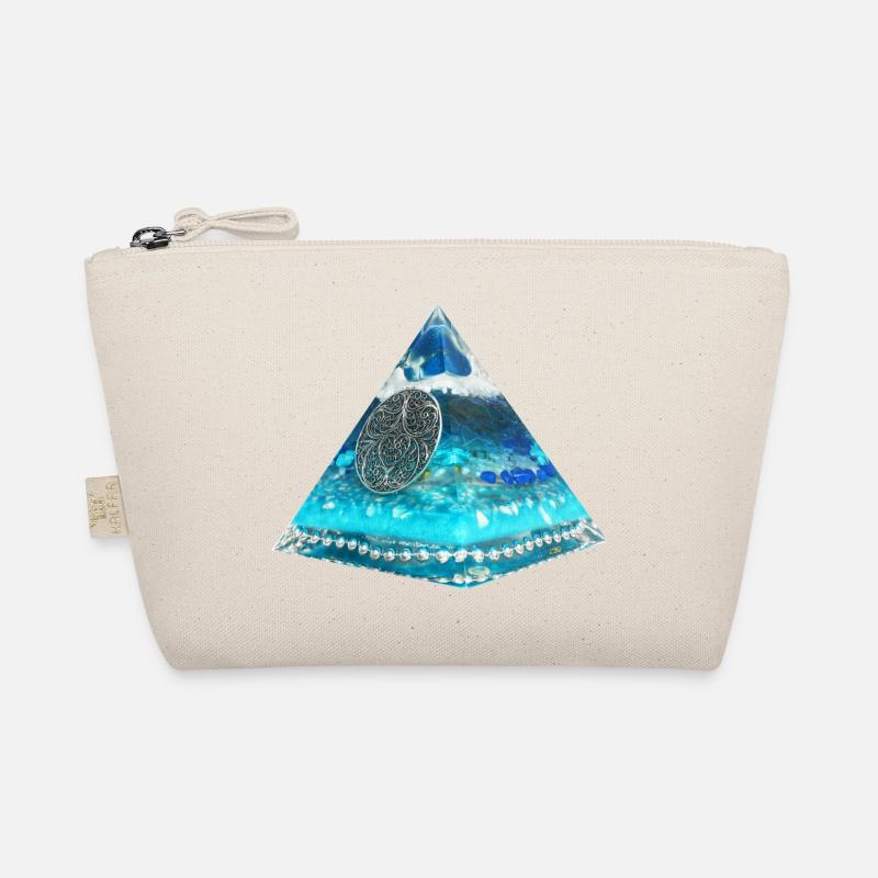 Plejaden Pyramide - Bio-Täschchen - Natur