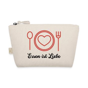 Essen ist Liebe - Bio-Täschchen - Natur - Vorne