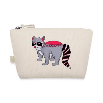 Willy the Raccoon - Organic Pouch - nature - Front