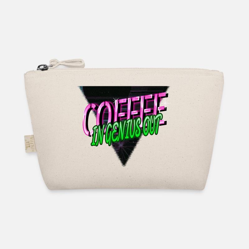 statement morning present drinking geek funny bday Bio-Täschchen