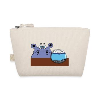 hippo hippo fish aquarium glass goldfish animal - Organic Pouch - nature - Front