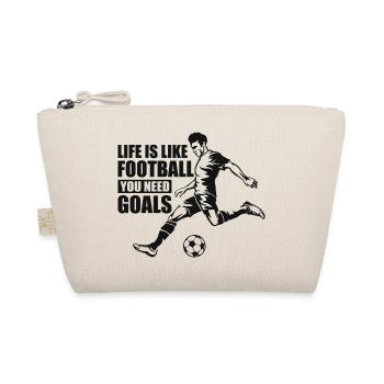 La vie, c’est le football, vous avez besoin de buts - Trousse biologique - nature - Devant