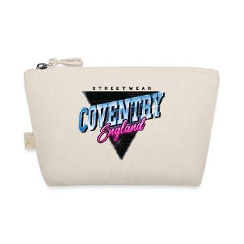 Coventry England UK Stadt Skyline Vintage Retro - Bio-Täschchen - Natur - Vorne