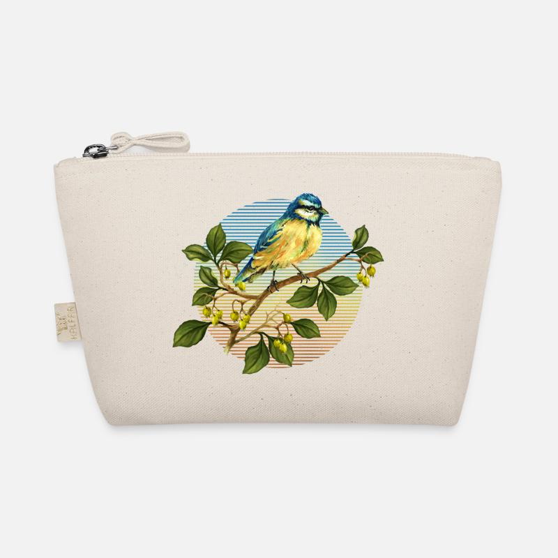 Bunter Vogel Bio-Täschchen